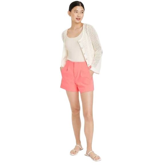 NEW A New Day High-Rise Tailored Shorts Pink Size Small - Picture 2 of 5